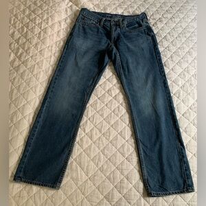 Old Navy Blue Straight Jeans Classic Denim